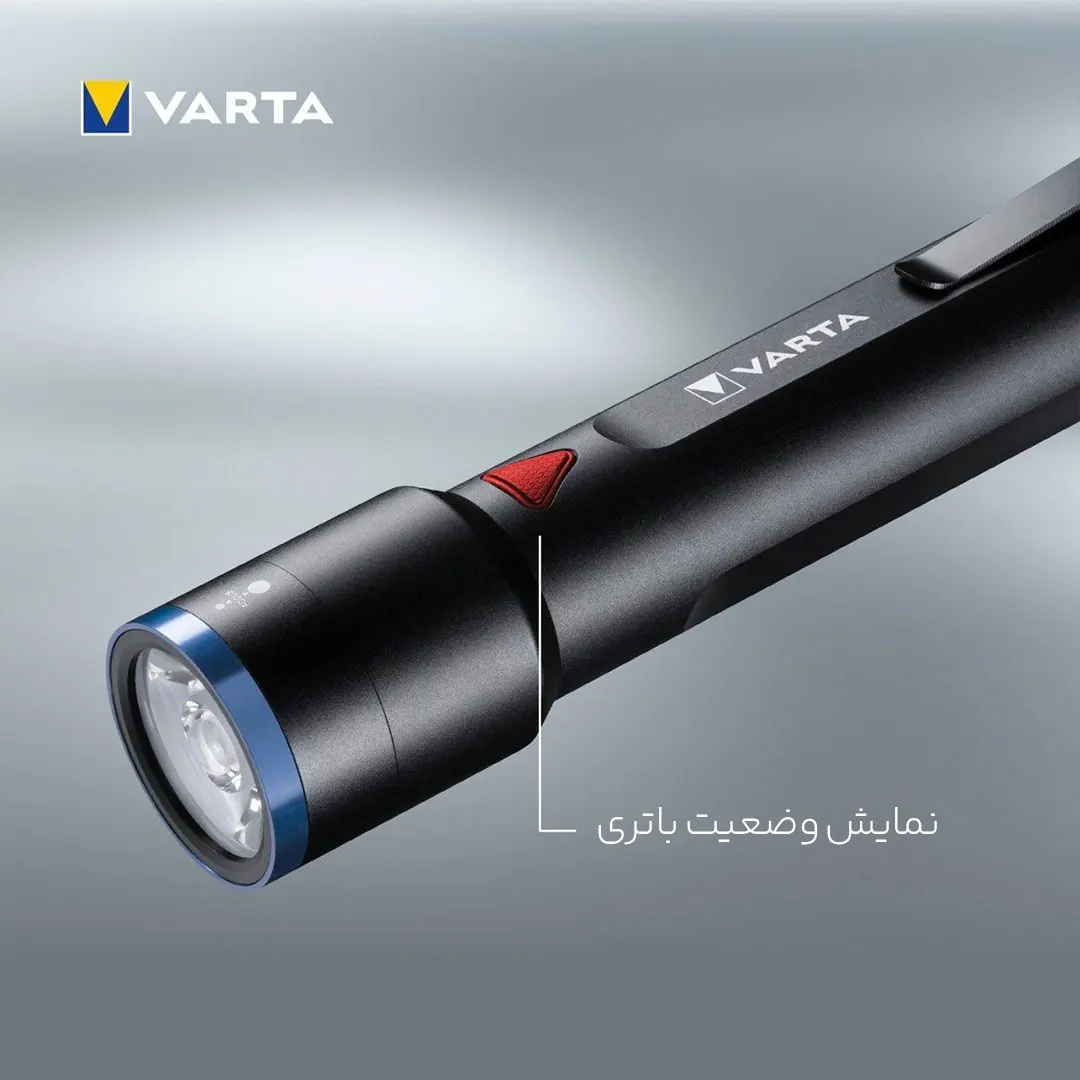 چراغ قوه وارتا مدل NIGHT CUTTER F40 به همراه باطری مجموعه 6 عددی