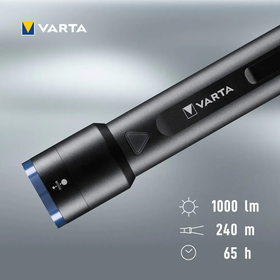 چراغ قوه وارتا مدل NIGHT CUTTER F40 به همراه باطری مجموعه 6 عددی