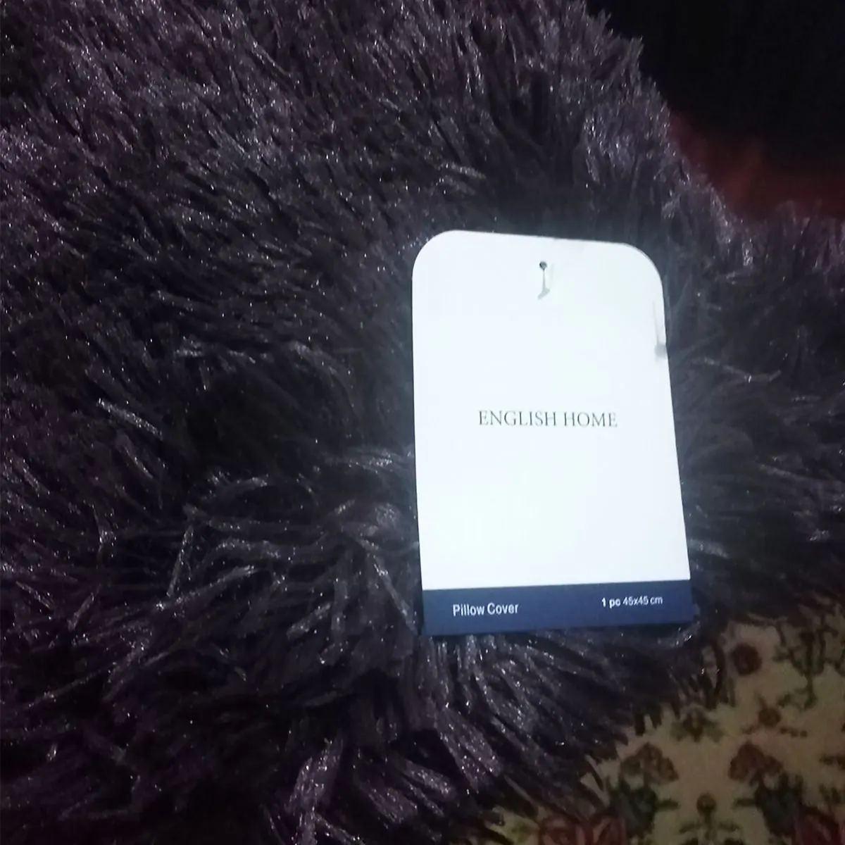 کاور کوسن انگلیش هوم مدل Fluffy Peluş F