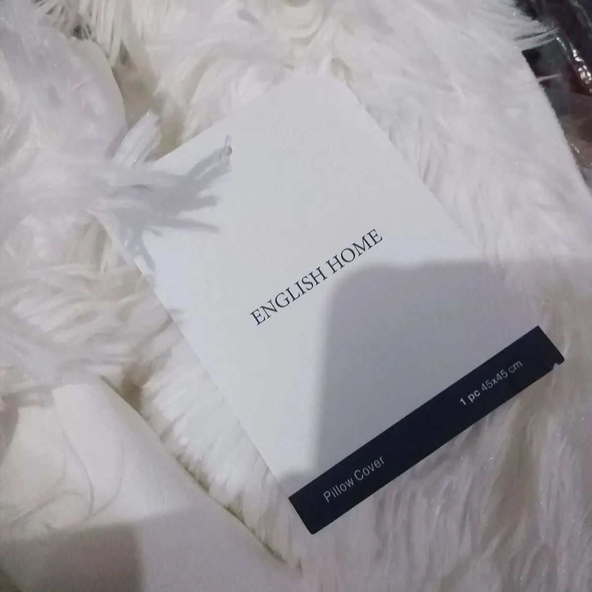 کاور کوسن انگلیش هوم مدل Fluffy Peluş G