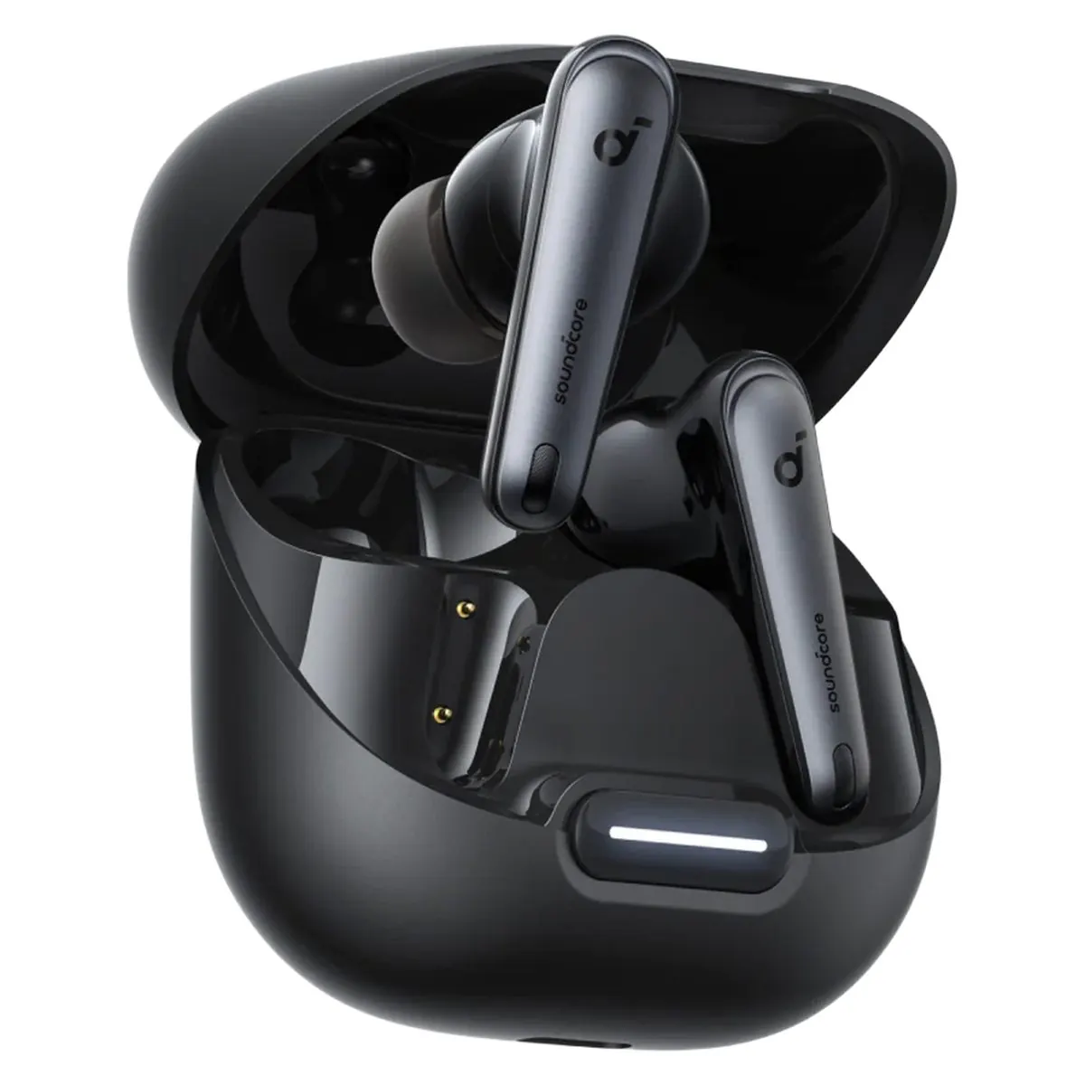 هدفون بلوتوثی انکر مدل Soundcore Liberty 4 NC با نویز کنسلینگ فعال (ANC)، درگاه شارژ USB Type-C، پشتیبانی از فرمان لمسی، مقاوم در برابر پاشش آب