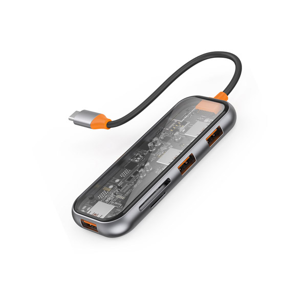 هاب 5 پورت USB-C ویوو مدل New Cyber CB005