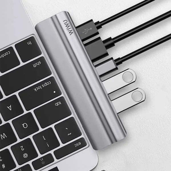 هاب 8 پورت usb-c ویوو مدل Alpha T9