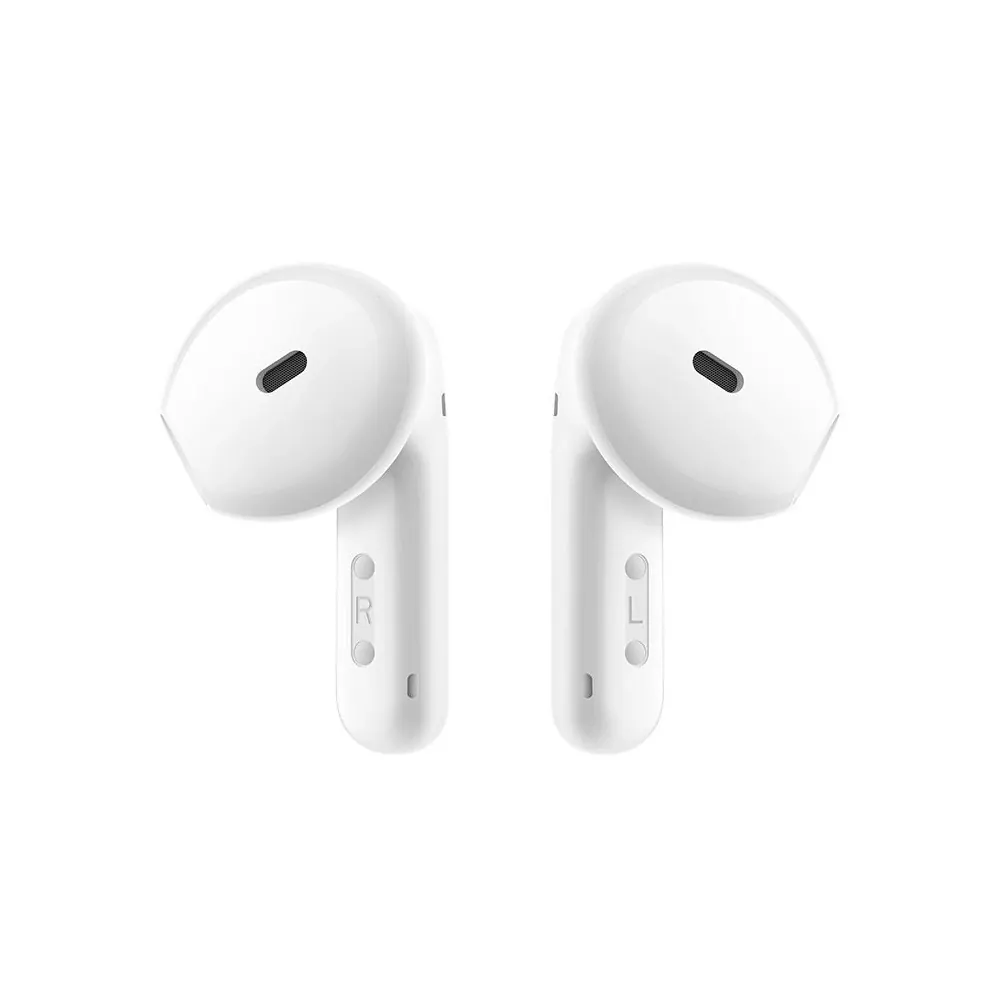 هدفون بلوتوثی شیائومی مدل Redmi Buds 6 Active با نویز کنسلینگ میکروفون (ENC)، درگاه شارژ USB Type-C، دارای دو میکروفون با قابلیت حذف نویز، پشتیبانی از فرمان لمسی، مقاوم در برابر رطوبت و عرق (IPX4)