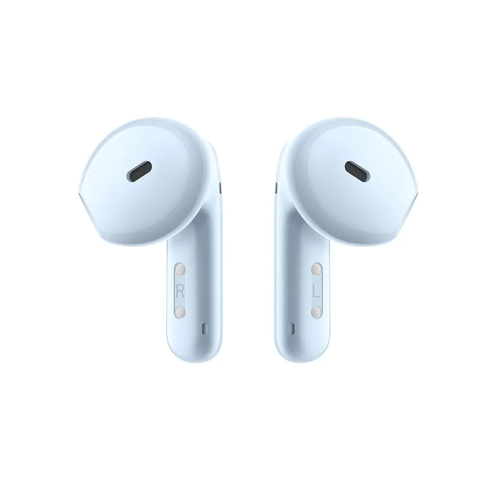 هدفون بلوتوثی شیائومی مدل Redmi Buds 6 Active با نویز کنسلینگ میکروفون (ENC)، درگاه شارژ USB Type-C، دارای دو میکروفون با قابلیت حذف نویز، پشتیبانی از فرمان لمسی، مقاوم در برابر رطوبت و عرق (IPX4)