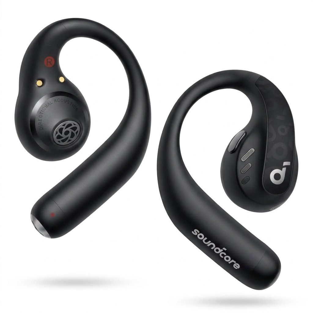 هدفون بلوتوثی انکر مدل AeroFit Pro A3871 بدون قابلیت نویز کنسلینگ، درگاه شارژ USB Type-C، مقاومت در برابر رطوبت و عرق