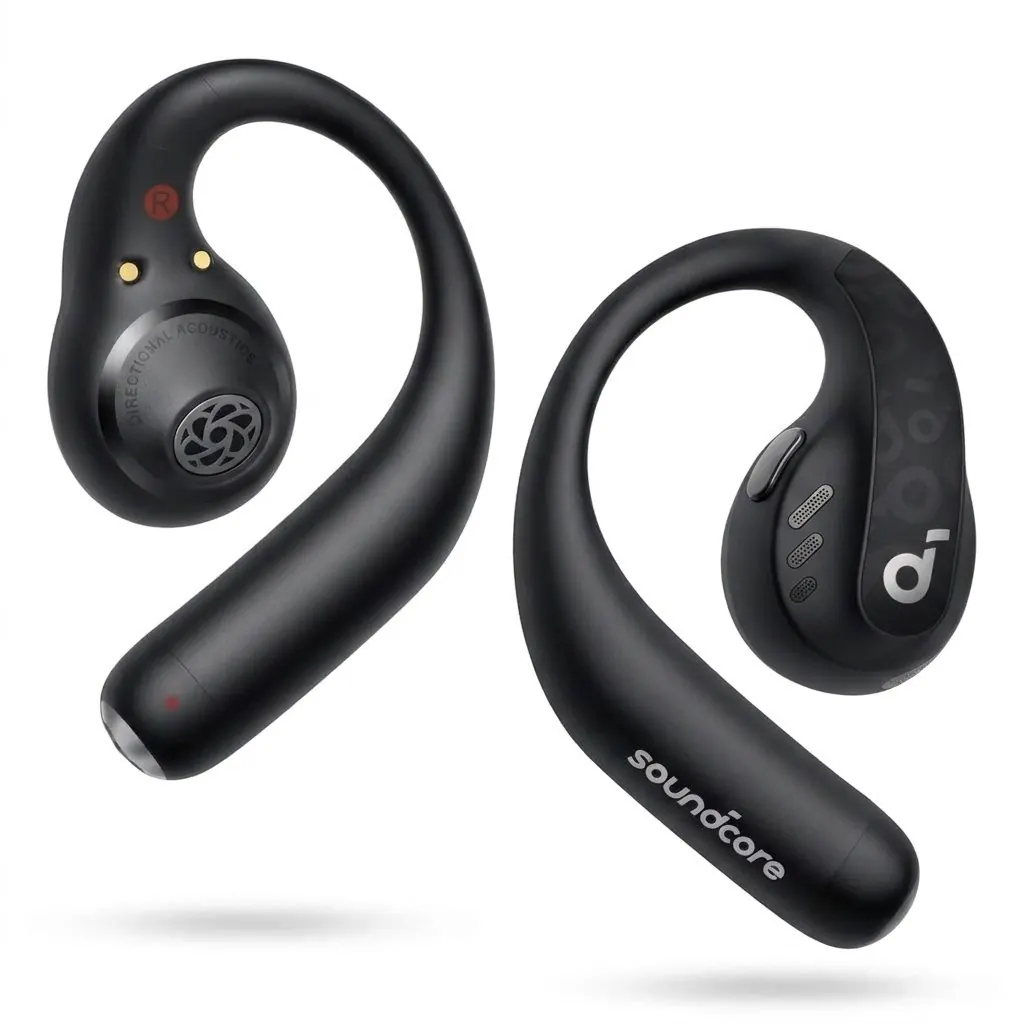 هدفون بلوتوثی انکر مدل AeroFit Pro A3871 بدون قابلیت نویز کنسلینگ، درگاه شارژ USB Type-C، مقاومت در برابر رطوبت و عرق