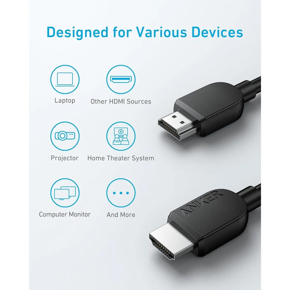 کابل HDMI انکر مدل A8742 طول 1.8 متر