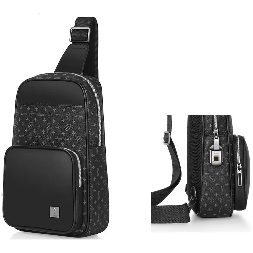 کیف کراس بادی ویوو مدل Master Fingerprint Lock Crossbody