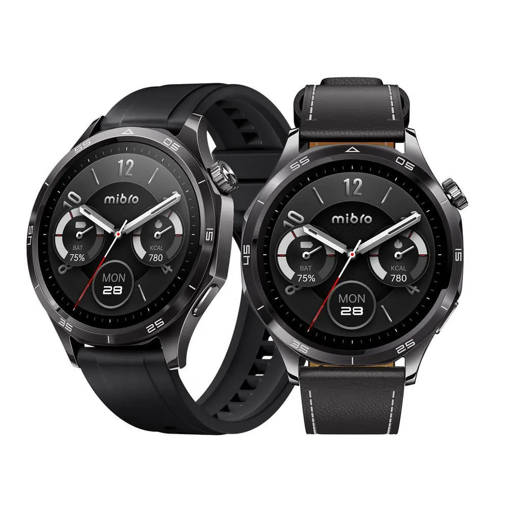 ساعت هوشمند 47 میلیمتری میبرو مدل Watch GT XPAW026 با بند چرمی