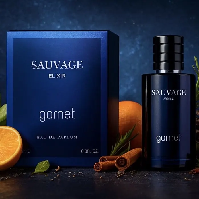 ادوپرفیوم مردانه گارنت مدل SAVUAGE ELIXIR با رایحه گرم حجم 25 میلیلیتر