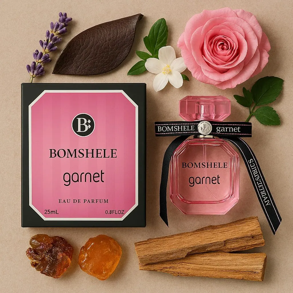 ادوپرفیوم زنانه گارنت مدل BOMSHELE با رایحه گرم حجم 25 میلیلیتر