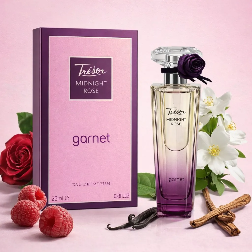 ادوپرفیوم گارنت مدل Midnight Rose با رایحه شیرین حجم 25 میلیلیتر