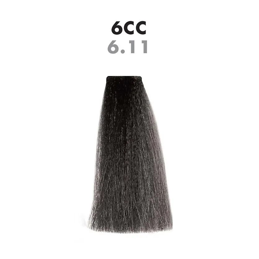 رنگ مو گلازت شماره 6CC حجم 100 میلیلیتر رنگ بلوند دودی، خاکستری
