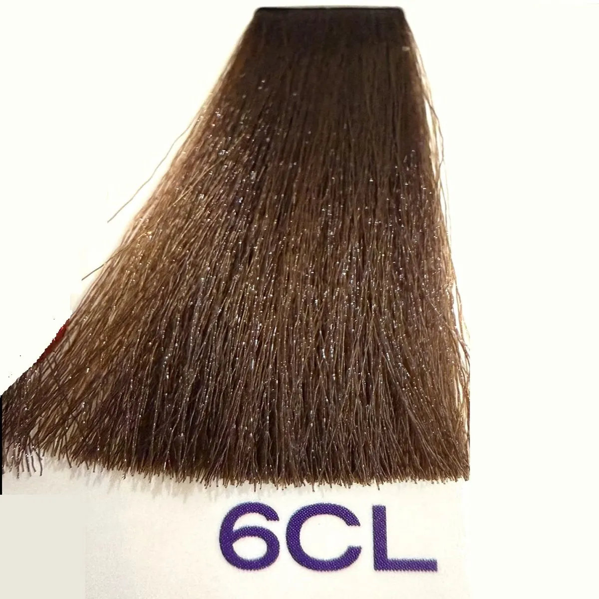 رنگ مو گلازت شماره 6CL حجم 100 میلیلیتر رنگ بلوند دودی -طلایی ملایم