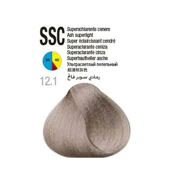 رنگ مو گلازت شماره SSC حجم 100 میلیلیتر رنگ سوپر بلوند دودی