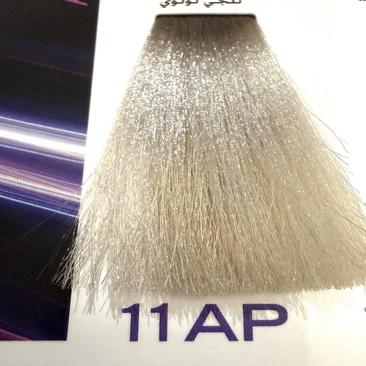 رنگ مو گلازت شماره 11AP حجم 100 میلیلیتر رنگ بلوند خیلی روشن پلاتینه