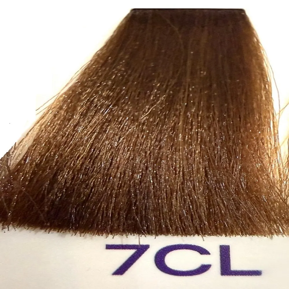 رنگ مو گلازت شماره 7CL حجم 100 میلیلیتر رنگ بلوند دودی طلایی روشن