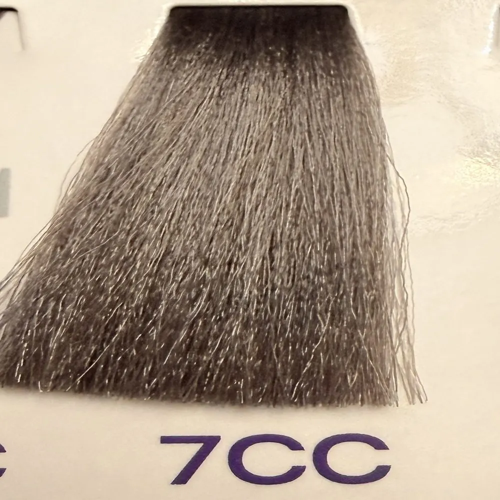 رنگ مو گلازت شماره 7CC حجم 100 میلیلیتر رنگ بلوند متوسط دودی قوی