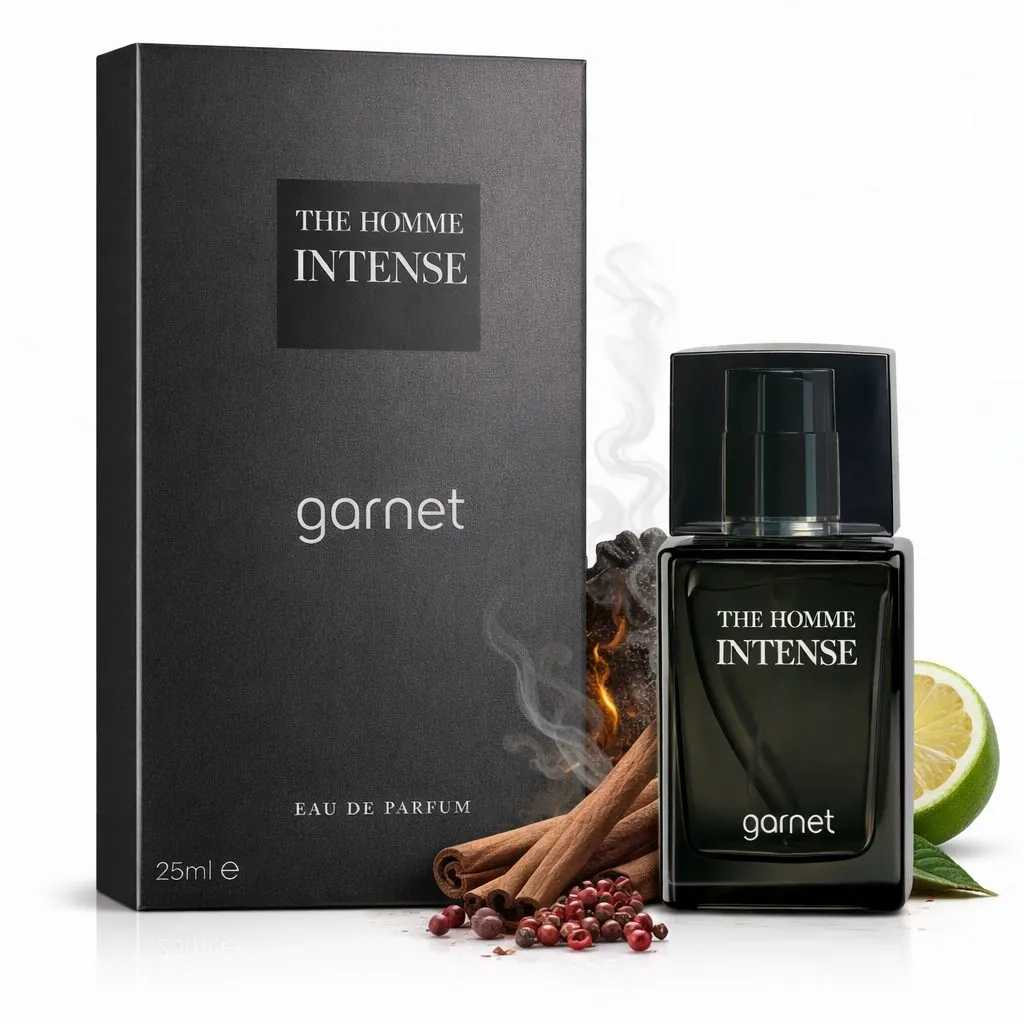 ادو پرفیوم مردانه گارنت مدل THE HOMME INTENSE با رایحه گرم حجم 25 میلی لیتر