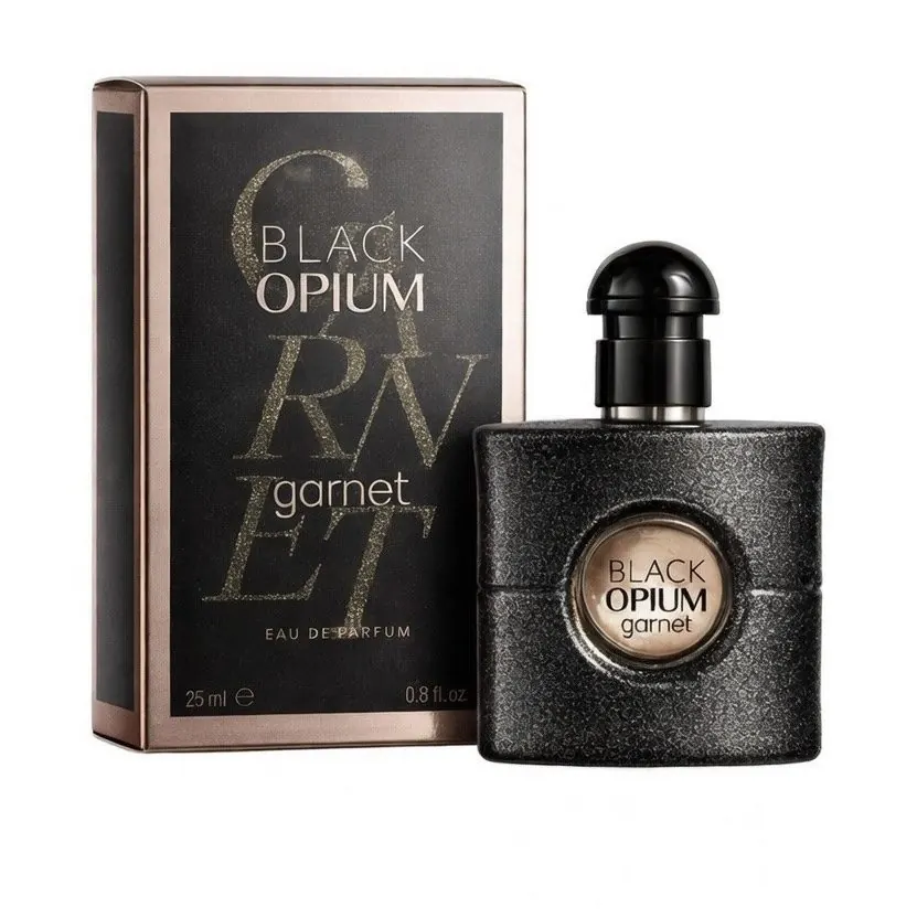 ادوپرفیوم زنانه گارنت مدل BLACK OPIUM با رایحه گرم حجم 25 میلیلیتر