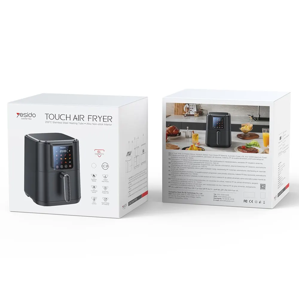 هواپز 6 لیتر یسیدو مدل Touch Air Fryer EC35