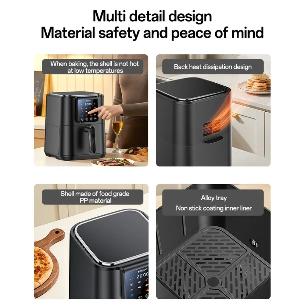 هواپز 6 لیتر یسیدو مدل Touch Air Fryer EC35