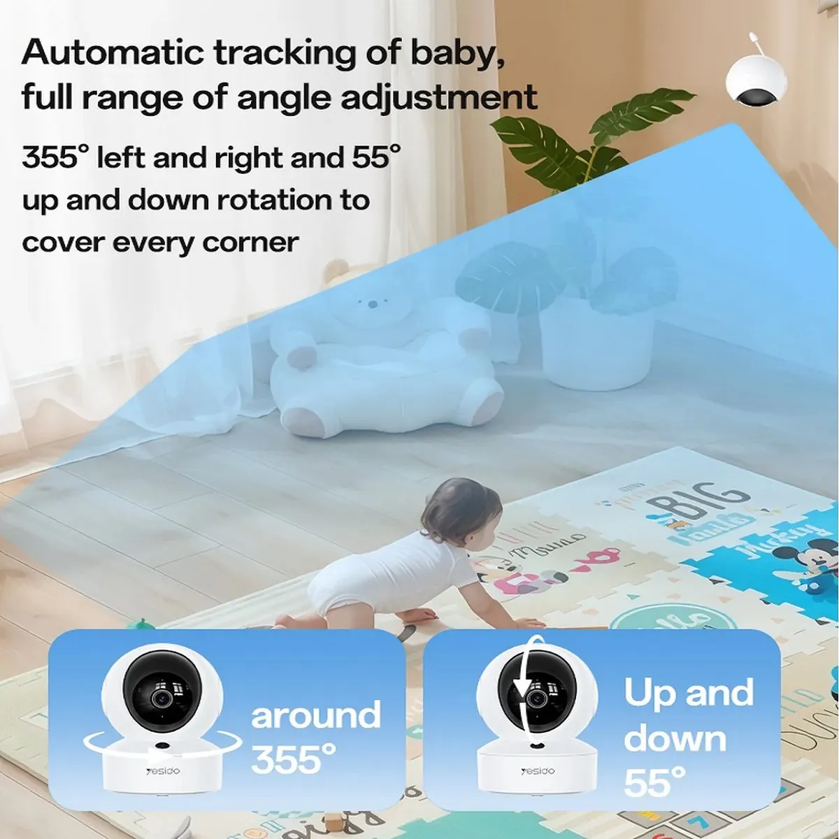 دوربین مداربسته یسیدو مدل KM28 BABY MONITOR