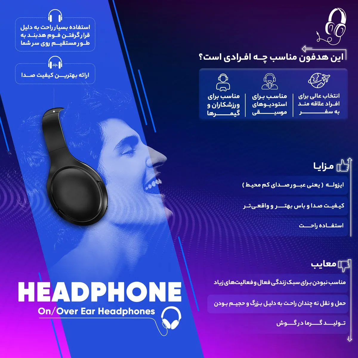 هدست گیمینگ بلوتوثی ریزر مدل BlackShark V2 X با نویز کنسلینگ بدنه، نویز کنسلینگ میکروفون (ENC)، اتصال از طریق جک 3.5 میلیمتری، دارای صدای فراگیر 7.1 کاناله، دارای تکنولوژی صدای 360 درجه